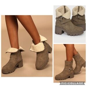 DV by Dolce Vita Nola Taupe Boots Mid Calf Boots size 7.5